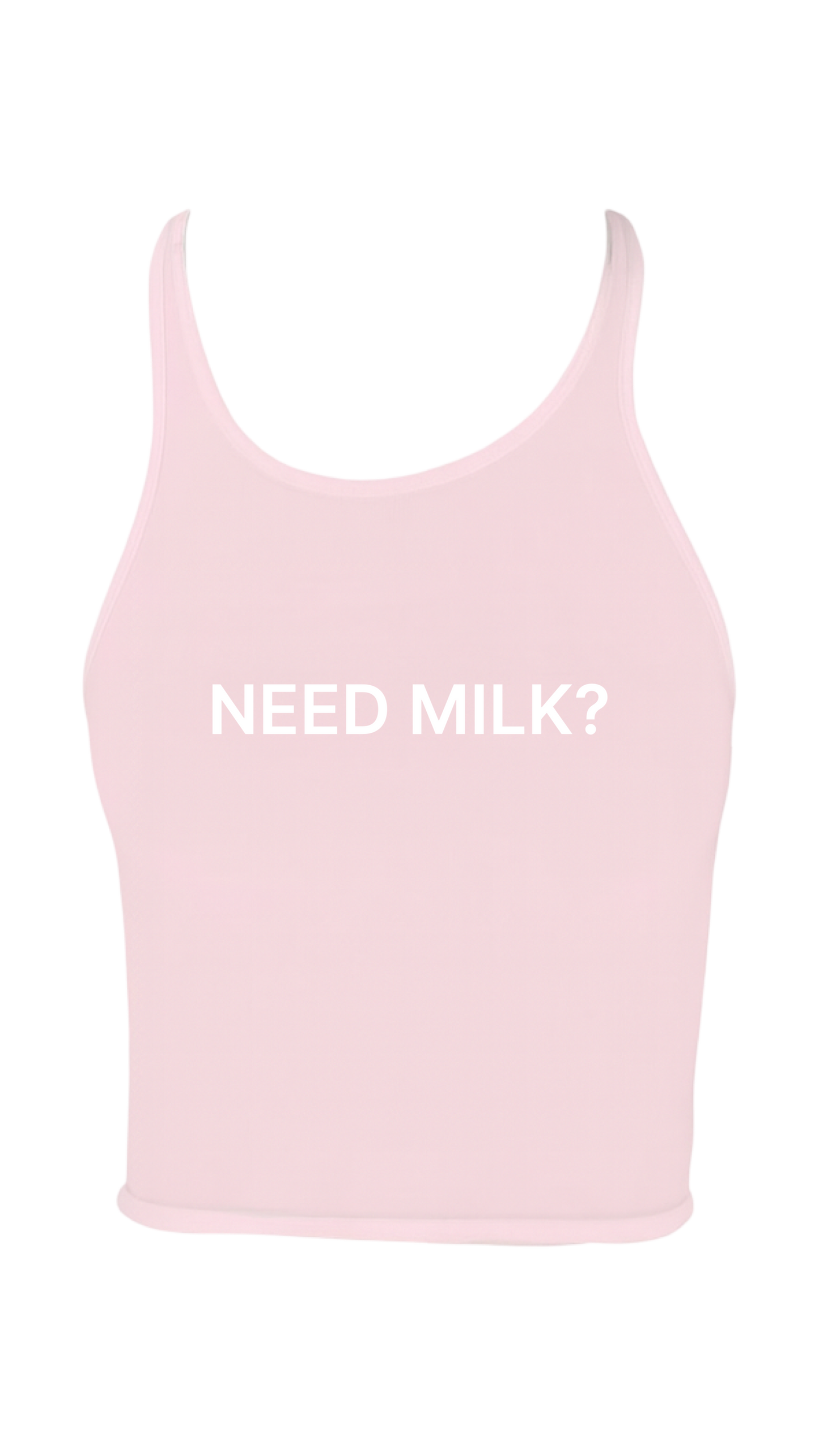 PINK NEED MILK? TANK By Onyx