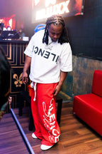 ONYX RED TEARS BOTTOMS IN RED