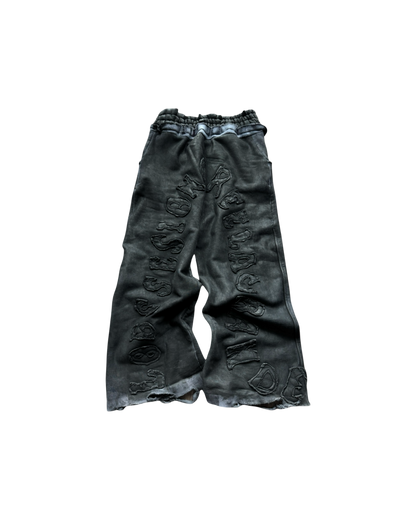 Wax “Oil” sweat-pants