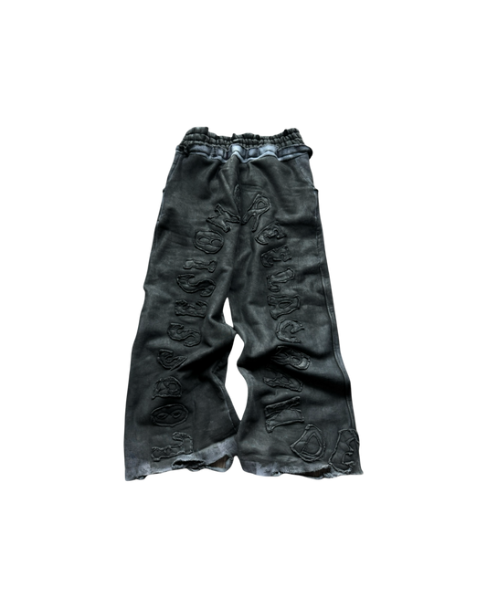 Wax “Oil” sweat-pants