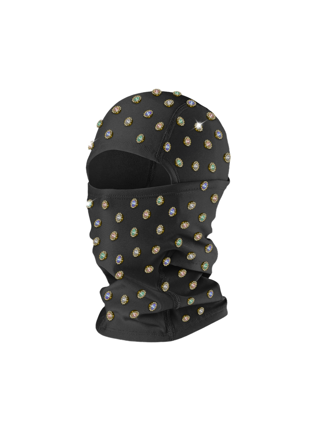 ONYX SKIMASK GEMSTONE IN BLACK