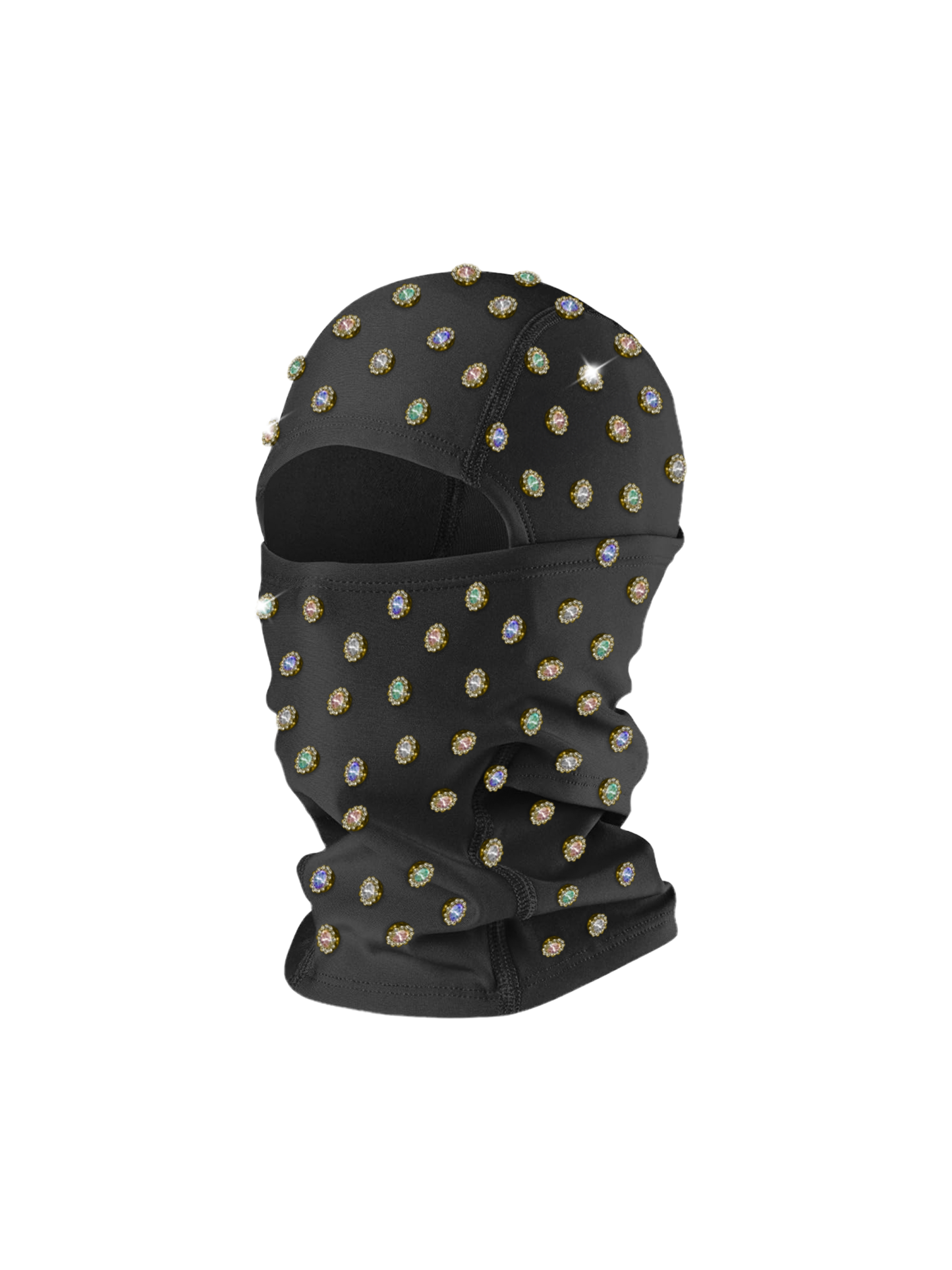 ONYX SKIMASK GEMSTONE IN BLACK