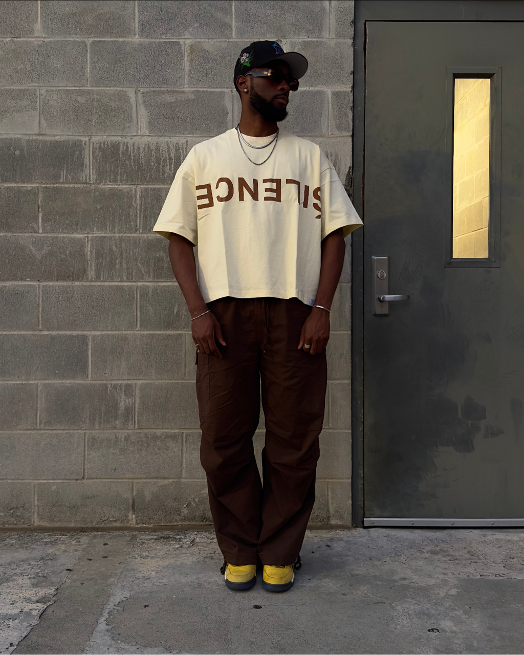 SILENCE Tee in creme