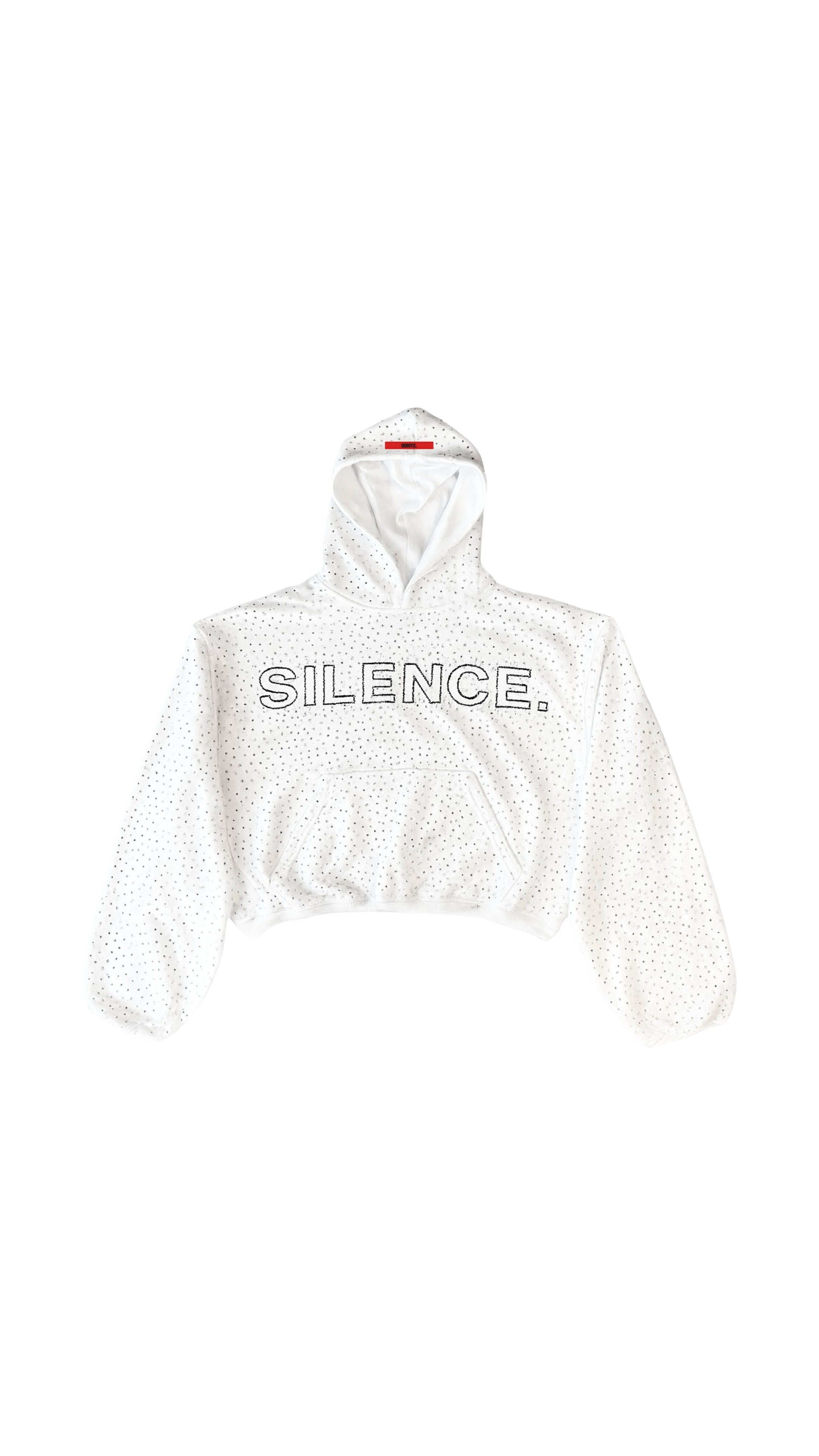 Red Label vvs white stone Hoodie