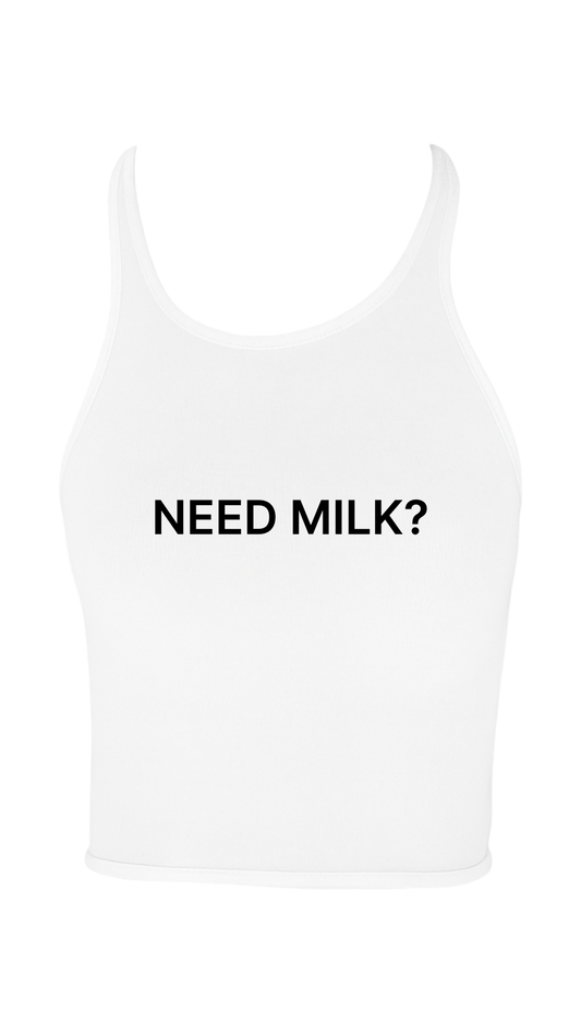 WHITE NEED MILK? TANK By Onyx