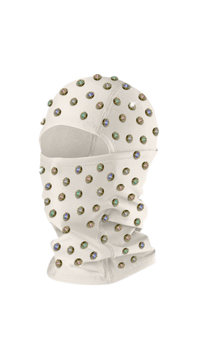 ONYX SKIMASK GEMSTONE IN WHITE