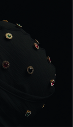 ONYX SKIMASK GEMSTONE IN BLACK