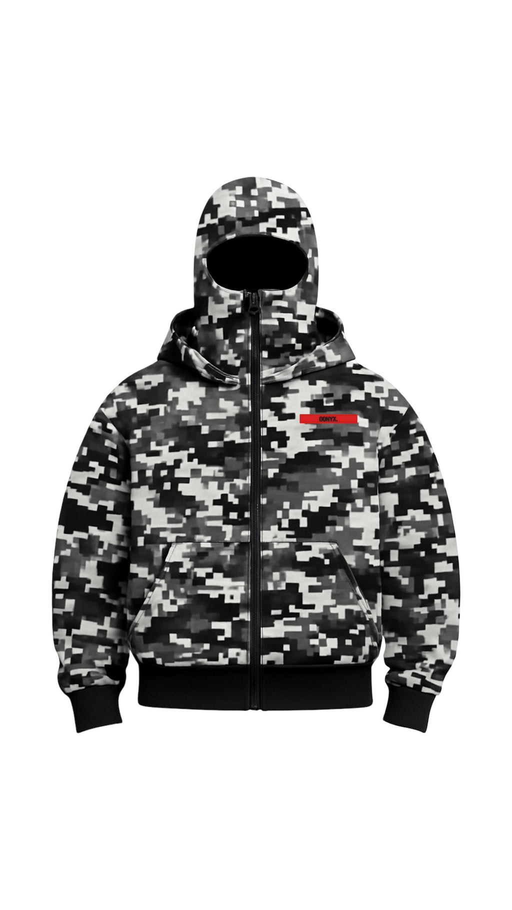 Red Label Ski-Mask Hoodie (Camo)