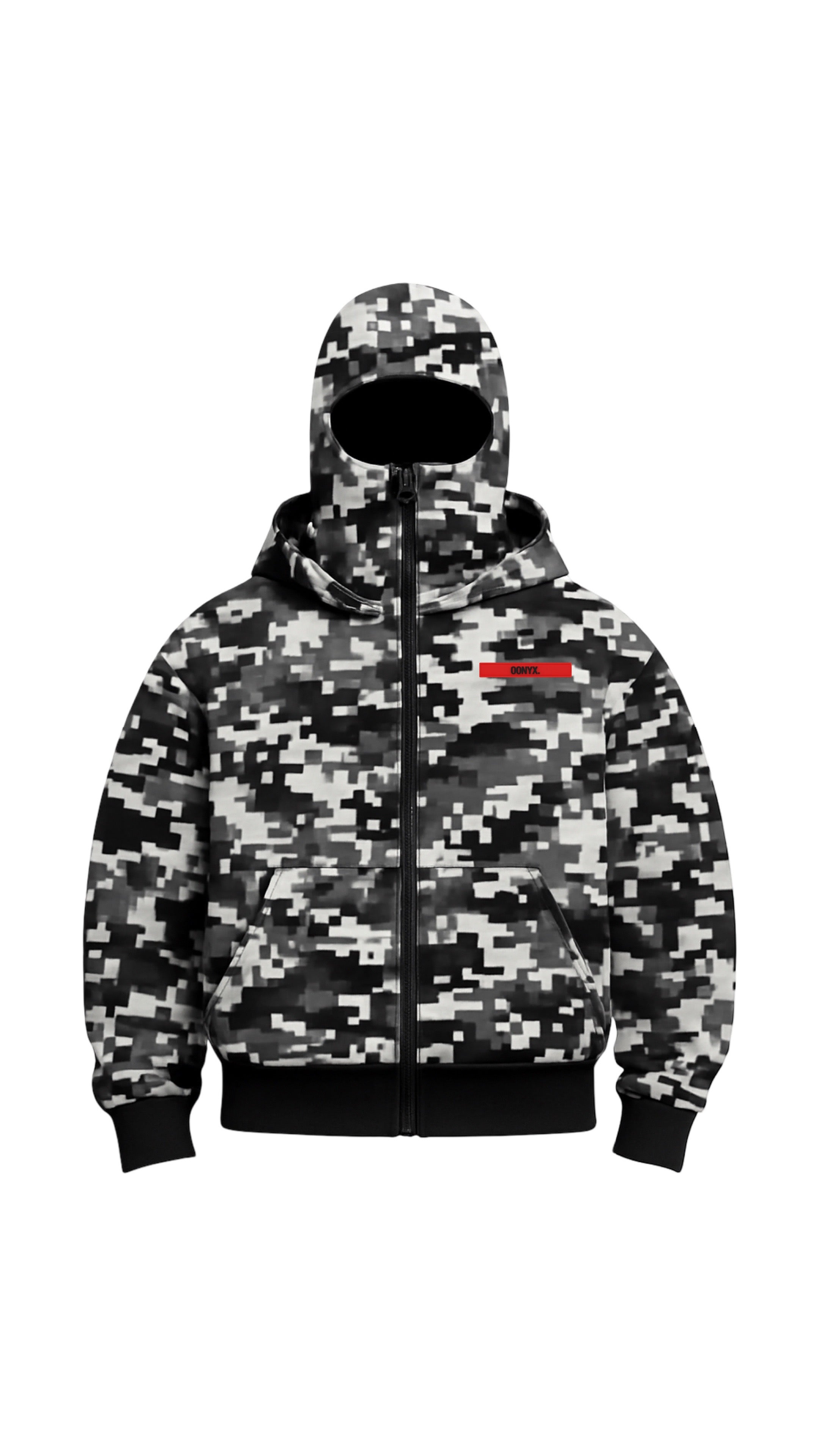Red Label Ski-Mask Hoodie (Camo)