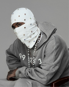 ONYX SKIMASK GEMSTONE IN WHITE