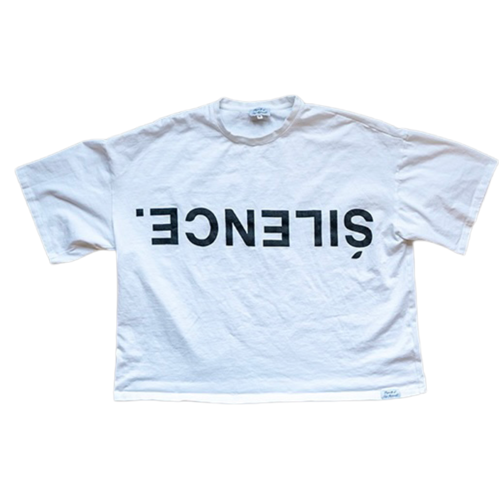 SILENCE Tee in white