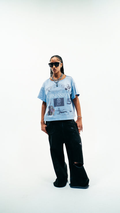 Wax “Oil” sweat-pants