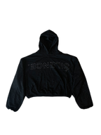 ONYX VVS RHINESTONE HOODIE IN BLACK