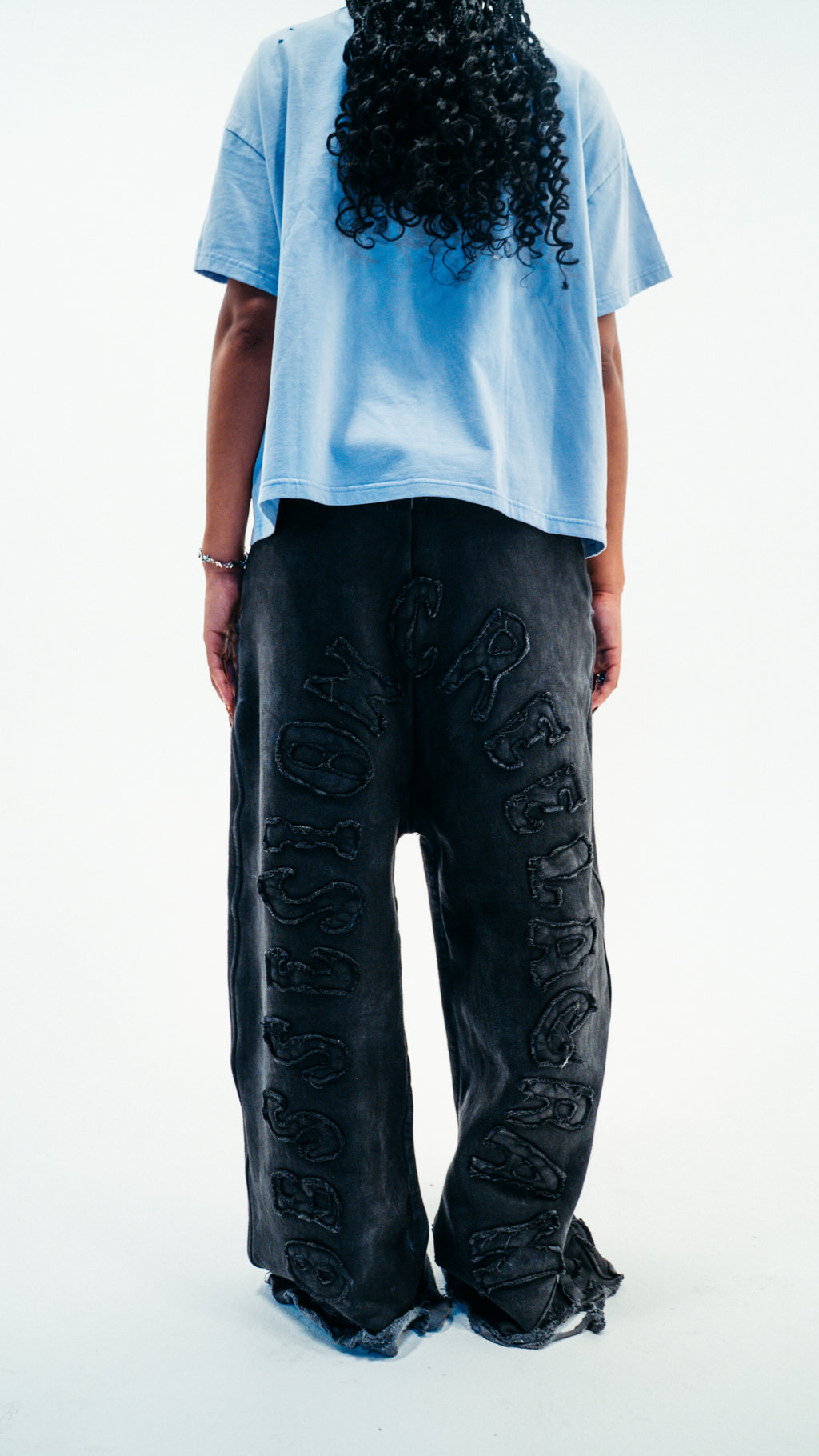 Wax “Oil” sweat-pants