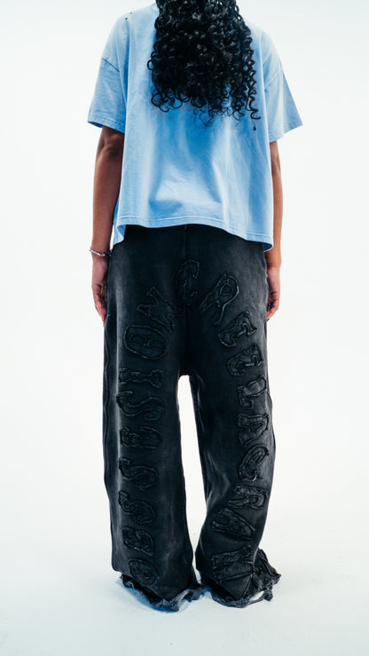 Wax “Oil” sweat-pants