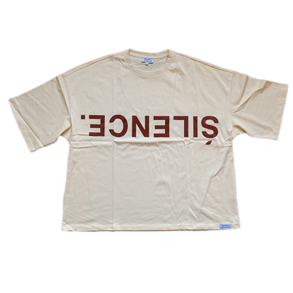 SILENCE Tee in creme