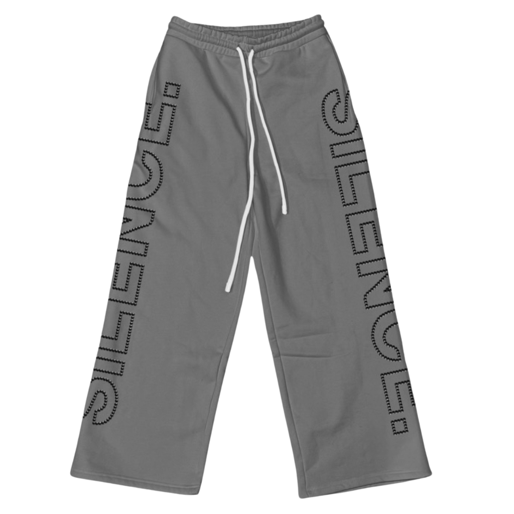 SLNC GREY RHINESTONE BOTTOMS