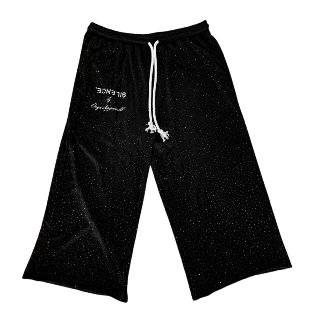 ONYX VVS RHINESTONE BOTTOMS IN BLACK