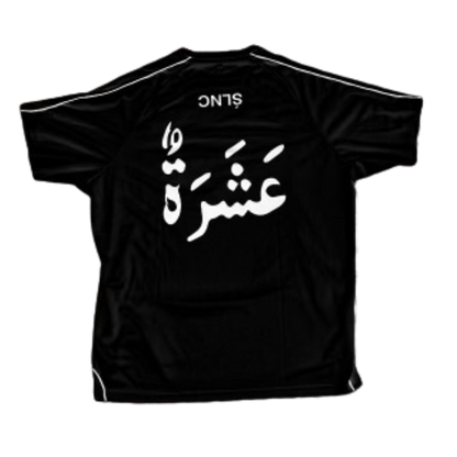Team “SLNC” soccer jersey (black)